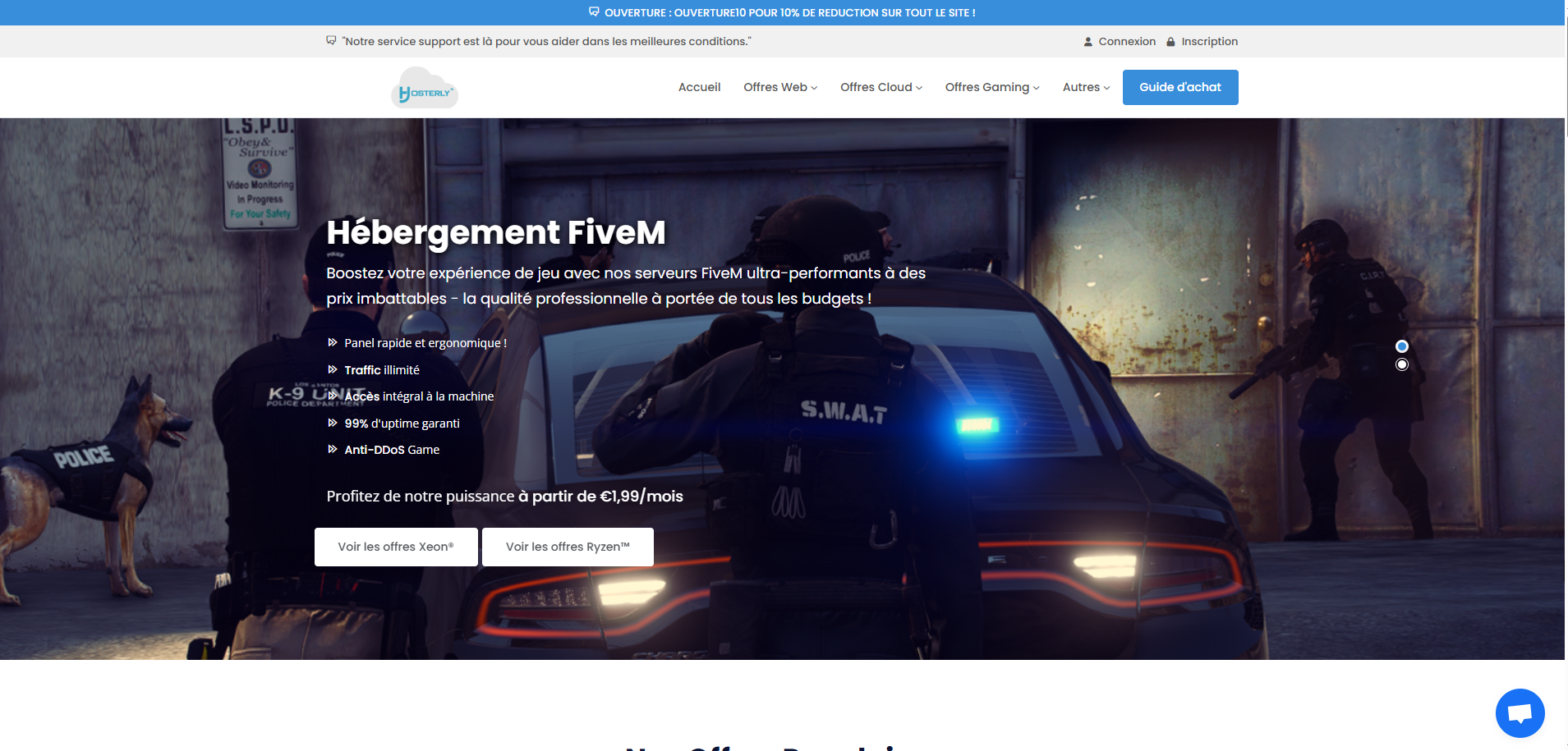Site vitrine moderne